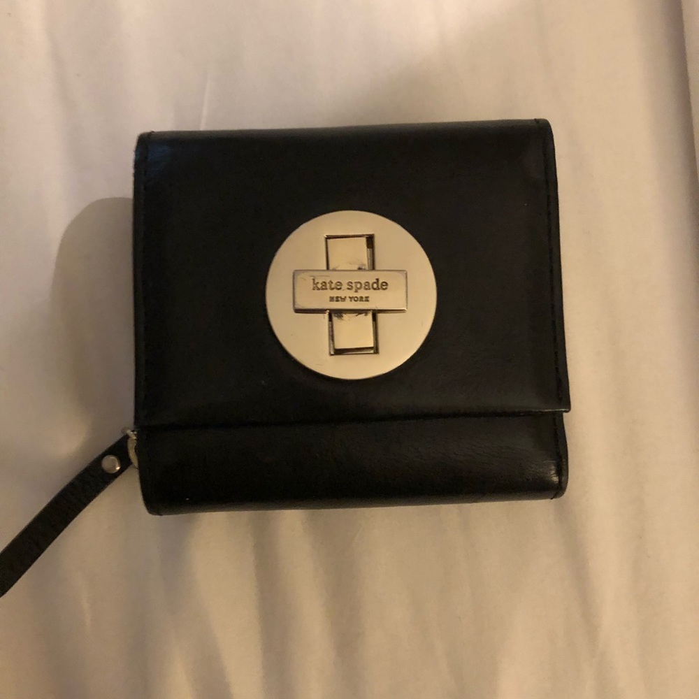 Kate Spade Black Leather Wallet